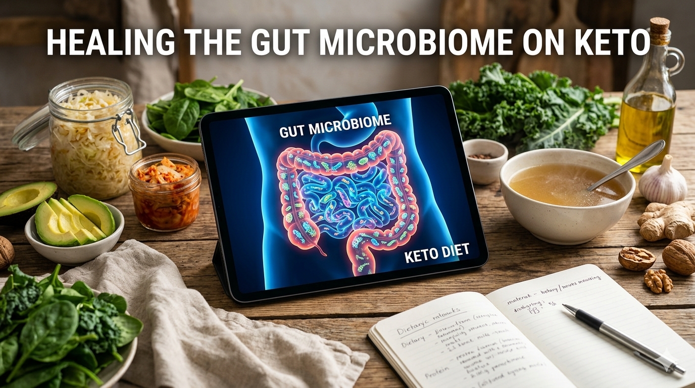 Keto gut microbiome and microbial diversity